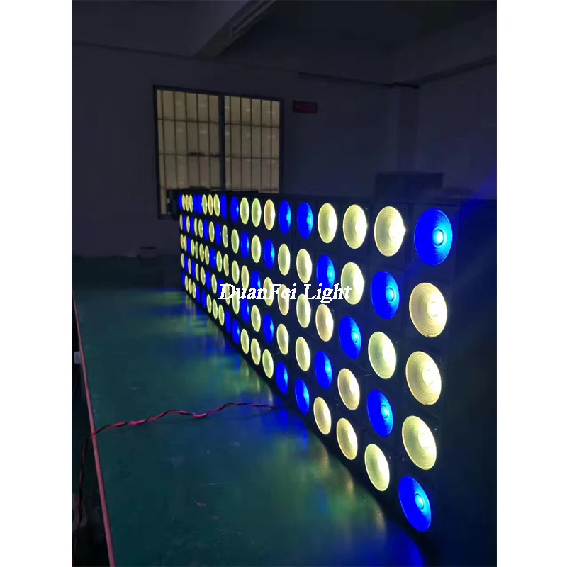 Night club decor disco events party light dmx led wash 25x30w rgb 3in1 cob matrix 5x5 led panel blinder