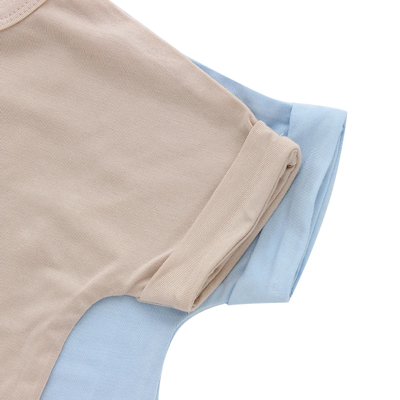 Baby Cotton Romper Kids Jumpsuit Romper 190 Gsm Bamboo Viscose And Cotton Organic Baby Clothes Romper