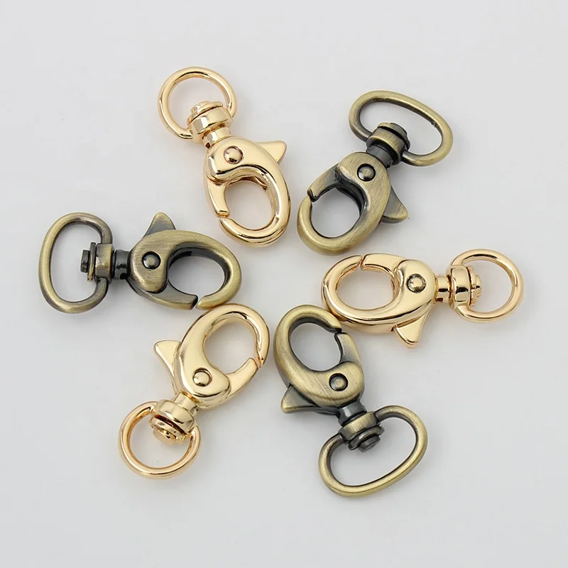 2022 Zinc Alloy 20*44mm Factory Price Keychain Snap Hook Swivel Hook For Bag Purse Snap Hook For Hangbag