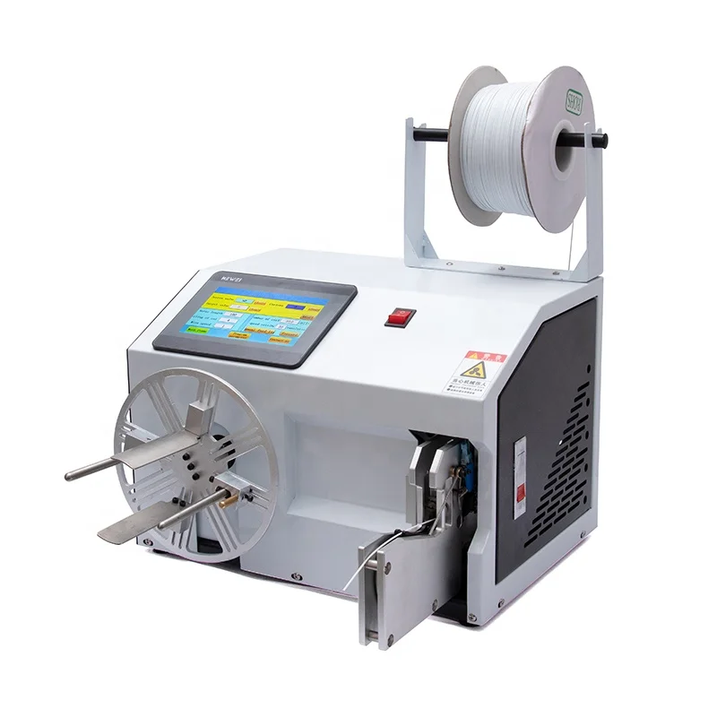 EW-20A-1 wire winding machine automatic cable coiling machine data wire power cable winding and tying machine
