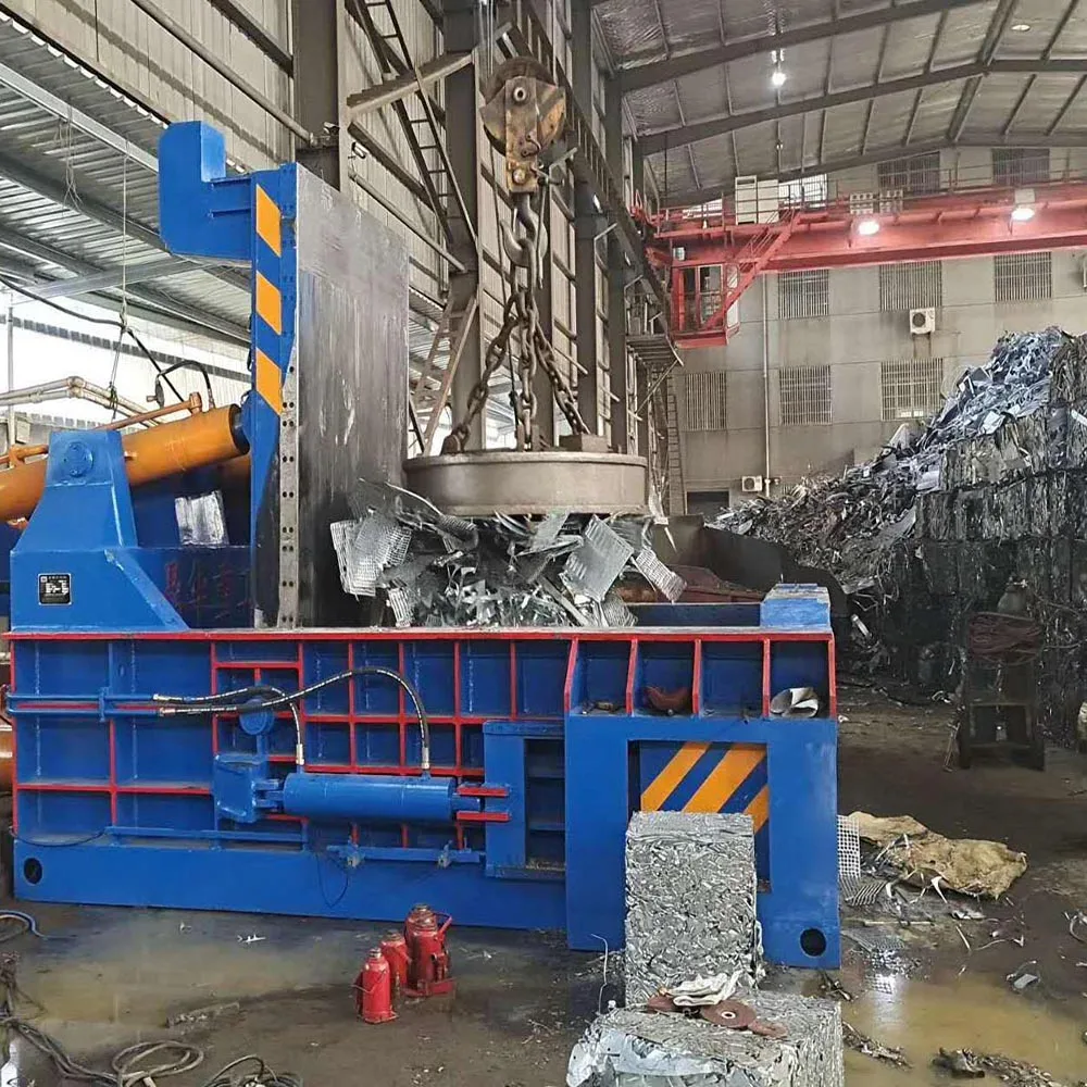 Great power heavy machine copper wire hydraulic baler for scrap car