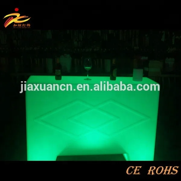 
Different color screen printing logo lamp led bar counter lamp, rechargeable led table 