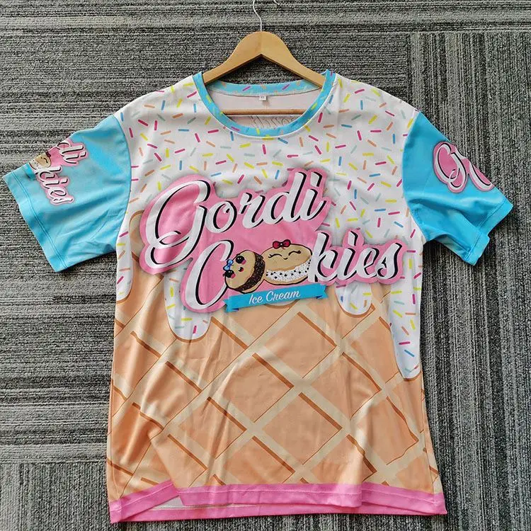 Custom Team Jersey Sublimation Design Uniform Full Shirt Print Custom T Shirt All Over Print Sublimation T Shirts Blank