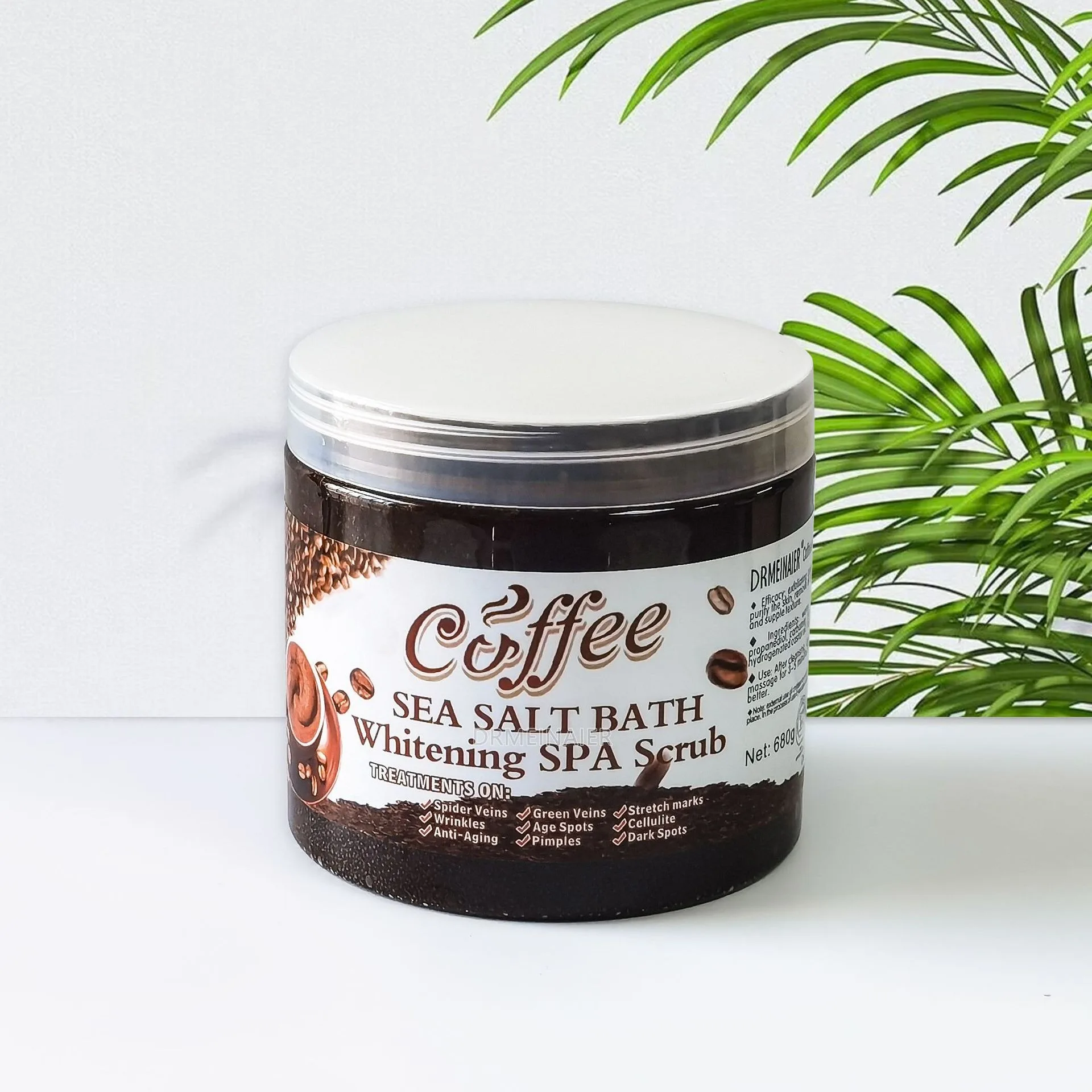 Custom  Coffee Bubble Scrub Bath Salt To Remove Rough Skin Exfoliate Dead Skin Moisturizing Sea Salt Kaffee-peeling-badesalz