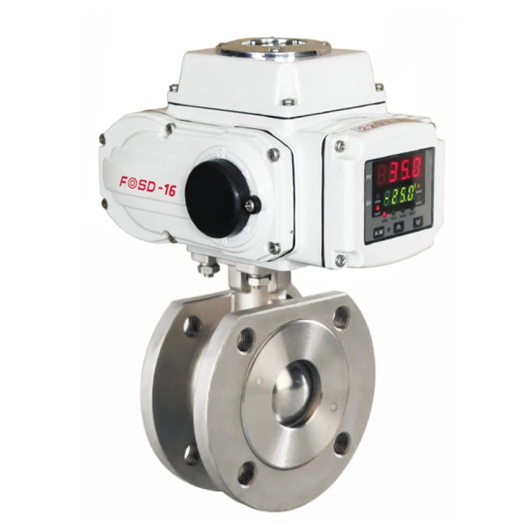 304 Stainless Steel Electric Vacuum Butterfly Valve for High Vacuum Applications