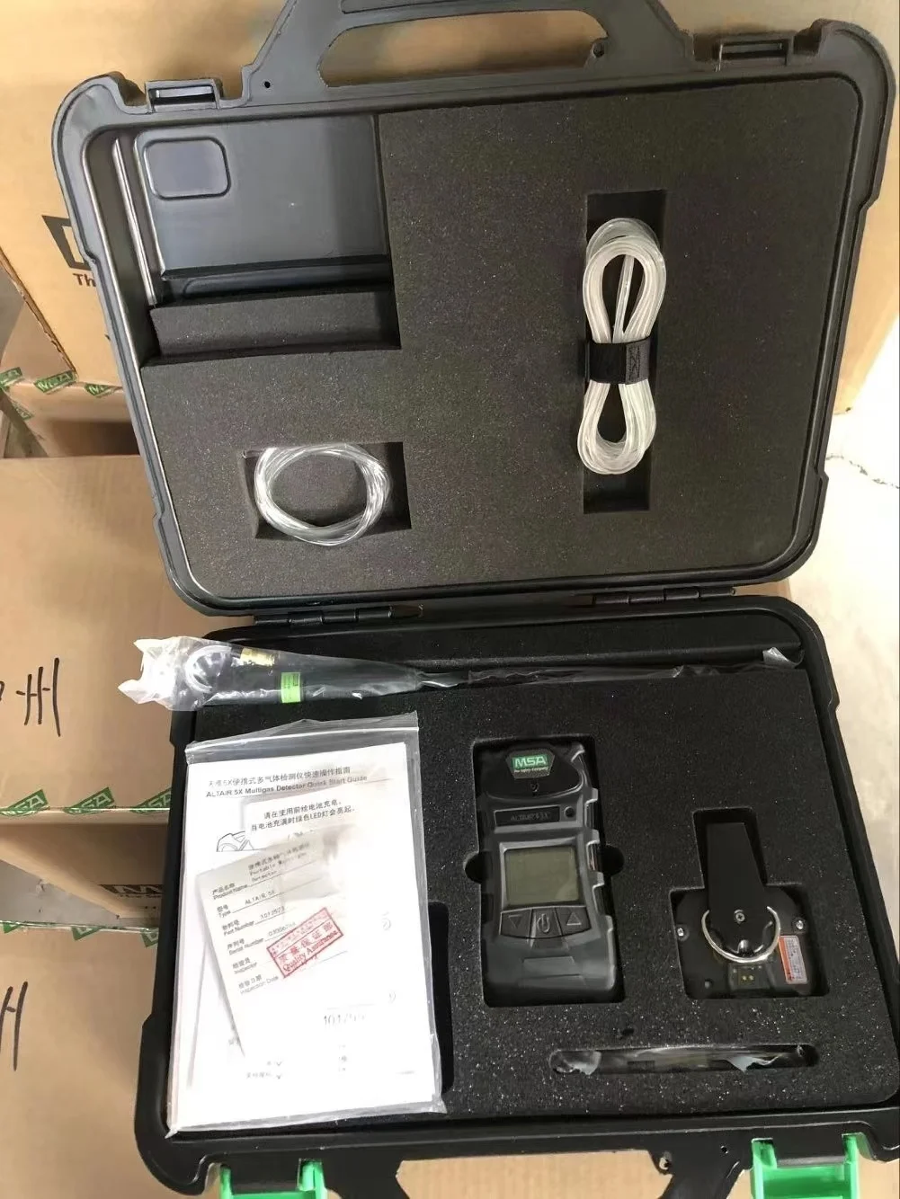 Reliable pumping color multi gas detector MSA ALTAIR 2X 4X 4XR 5X for Ex H2S CO O2 VOC NH3 detecting toxi gas leak detector