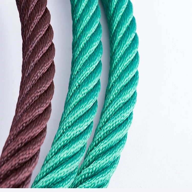 Colorful PP compound rope for kids playground spider climber