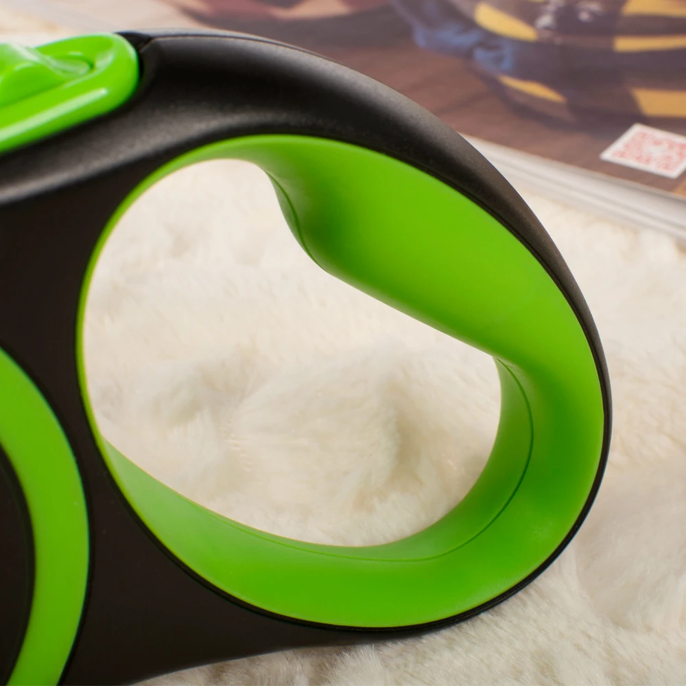 Manufacturer wholesale blue pink green plastic nylon automatic dog retractable leash