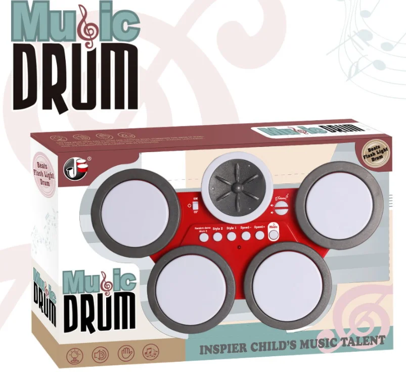 Professional Manufacturer Early Childhood Toy Hand Drum Musical Instrument For Sale