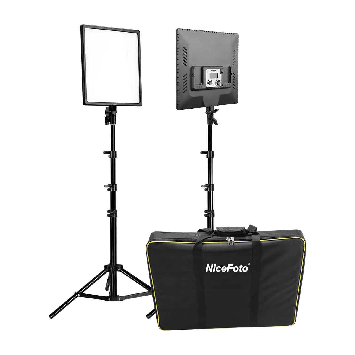 KT-SL307(SL-500A) NiceFoto 50W Super soft bi-color 3200-6500K Pad LED Video Light Kit