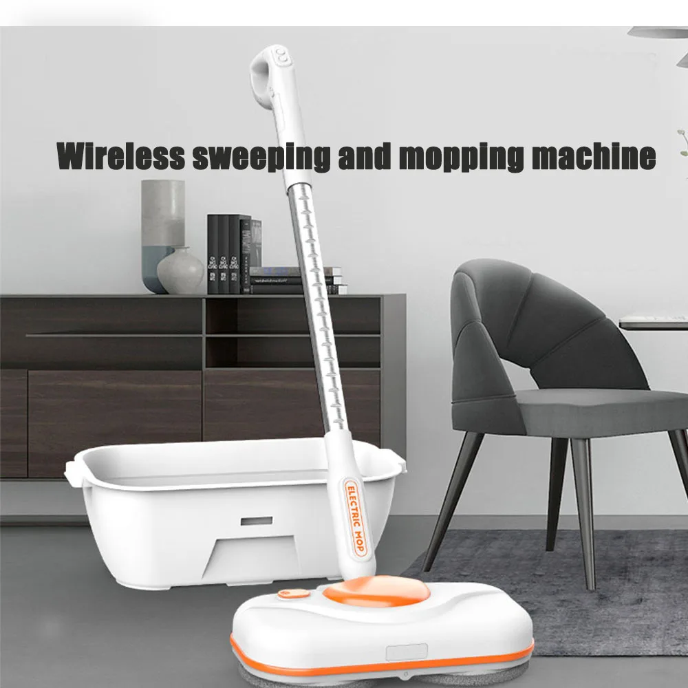 Fast Delivery Wholesales 45w 14.4v Home Appliance Wireless Cordless Electrical Electric Mop bucket machine Floor Cleaning
