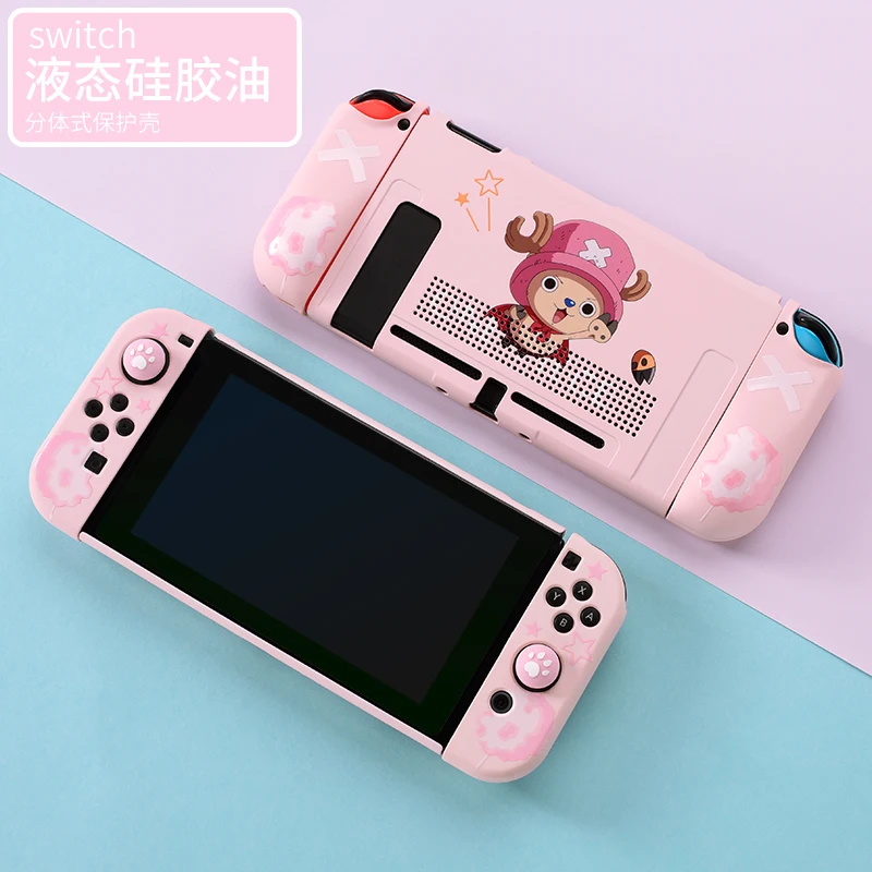  Мягкий защитный чехол из ТПУ для игровой консоли Nintendo Switch милый мультяшный контроллера Прямая