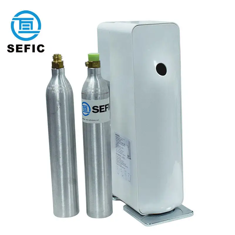 SEFIC 0.6L Small Co2 Cartridge Cylinder Co2 Tank for Kitchen Soda Water Use