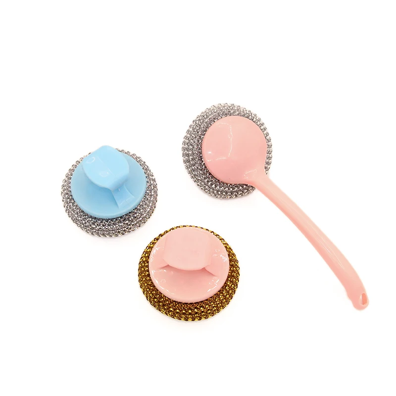 PET new type scrubber mesh scourer cleaning ball