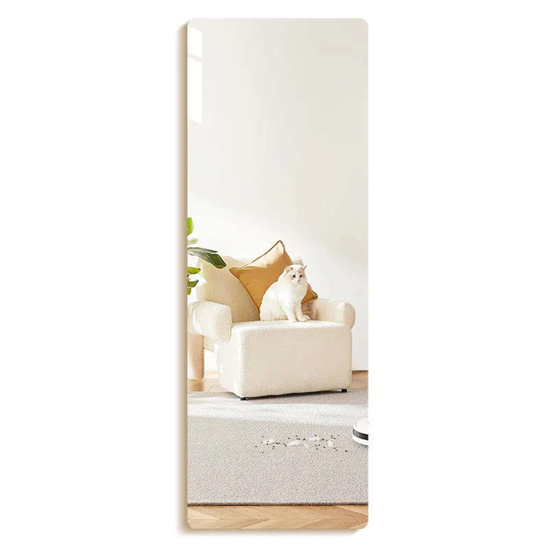 Wholesale Self-Adhesive Acrylic Wall Mirrors Full-Length Safety Stickers Laser-Prepared Plastic Vanity Mirrors Soft DIY Mirrors