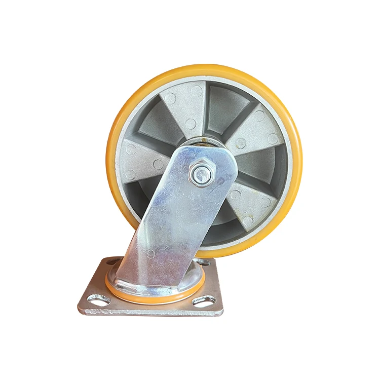 Light Duty Gray Rubber Pvc Kitchen Stem Caster Wheels Caster Flight Case Caster Wheels