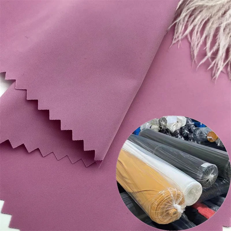 Wholesale Outdoor Taffeta Satin Jacquard Satin Memory Twill Taffeta Polyester Fabric