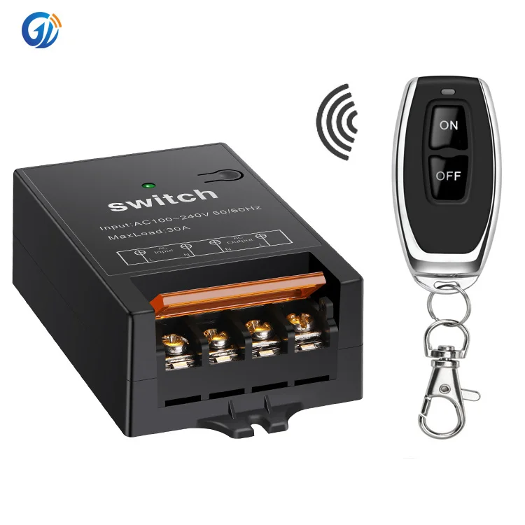 Smart Home Light  switch 220v 110v With Interruptor RF Receiver Intelligent Remote Wireless Control remote switch for water pump