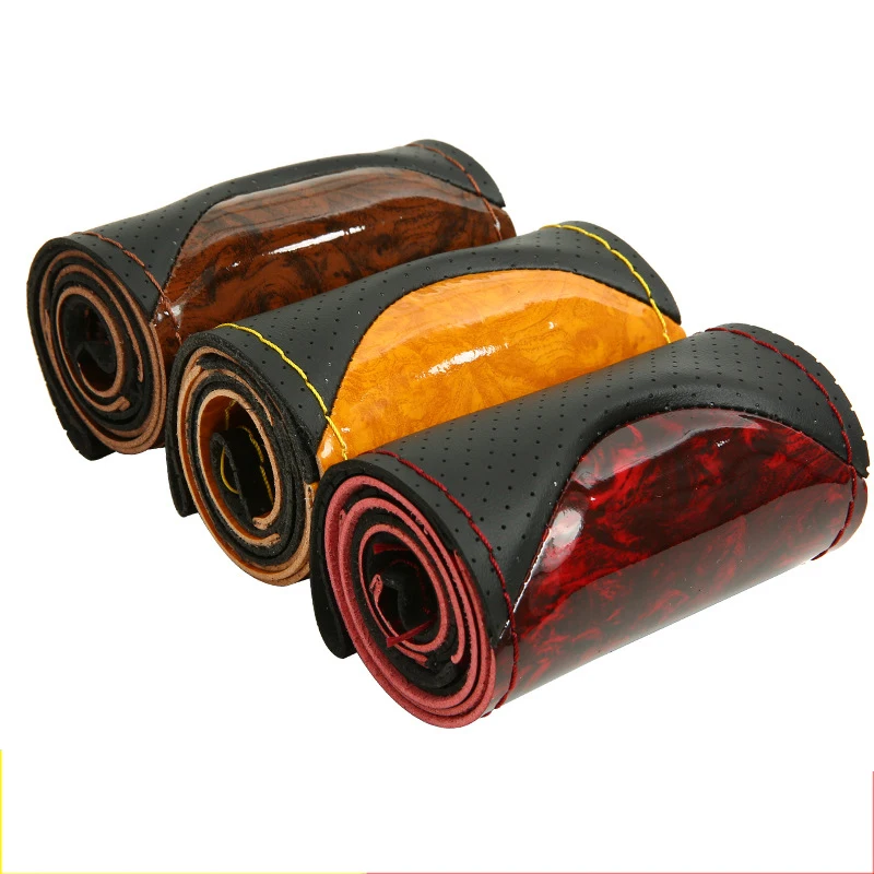 Factory price comfortable feel steering wheel cover for car fashion