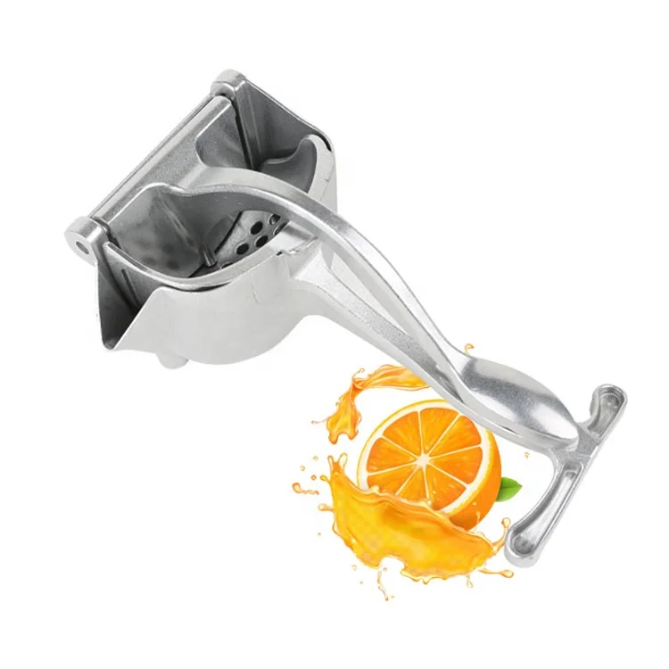 Gloway Popular Heavy Duty Aluminum Alloy Citrus Lemon Juicer Hand Held Press Manual Fruit Juicer Squeezer With Seed Filter