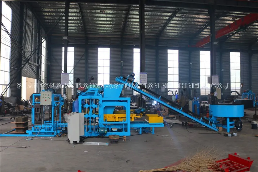 Kaidong Hot Sale Low Cost QT4-25 logo Brick Making Machine Price Cement Block Making Machine