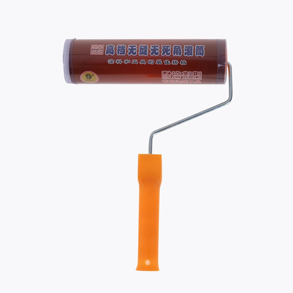 Good Product Household Wall Paint Roller Brush Edger Kit Diy Ceil Large Area Painting Roller Brush 9 inch white paint brush