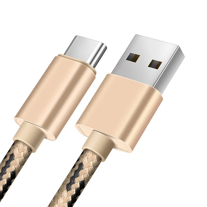 new cables 6ft 3ft 10ft 3m Multi colors 2A Nylon charger Usb Type c braided Cable Fast Charging for samsung