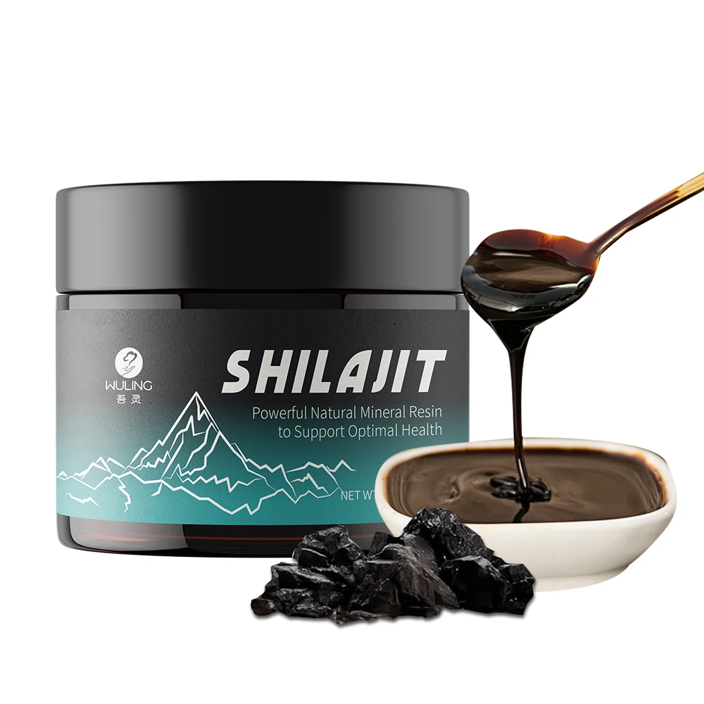 with 50% Fulvic Acids Himalaya Natural Pure Black Best Shilajit Extract Fulvic Acid 50% shilajit resin