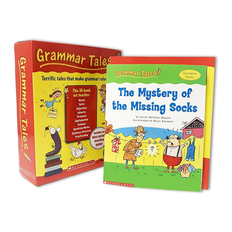 Учебный грамматические сказки с картинками набор из 10 книг включает в себя a120-PageTeaching руководство