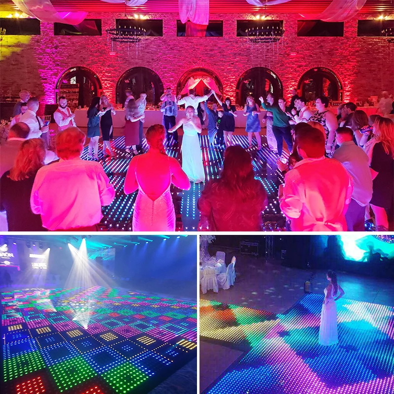 Led Interactive Dance Floor Screen Light Waterproof Portable Magnetic Digital for Sale