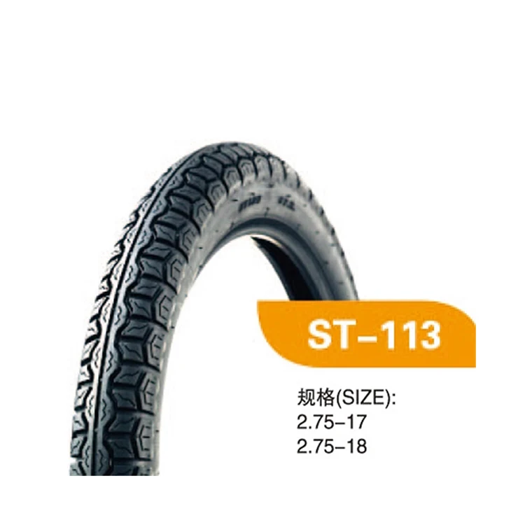 
High Grade New Design Indian Bias Technical Tyre Motorcycle 2.75-17-6PR 