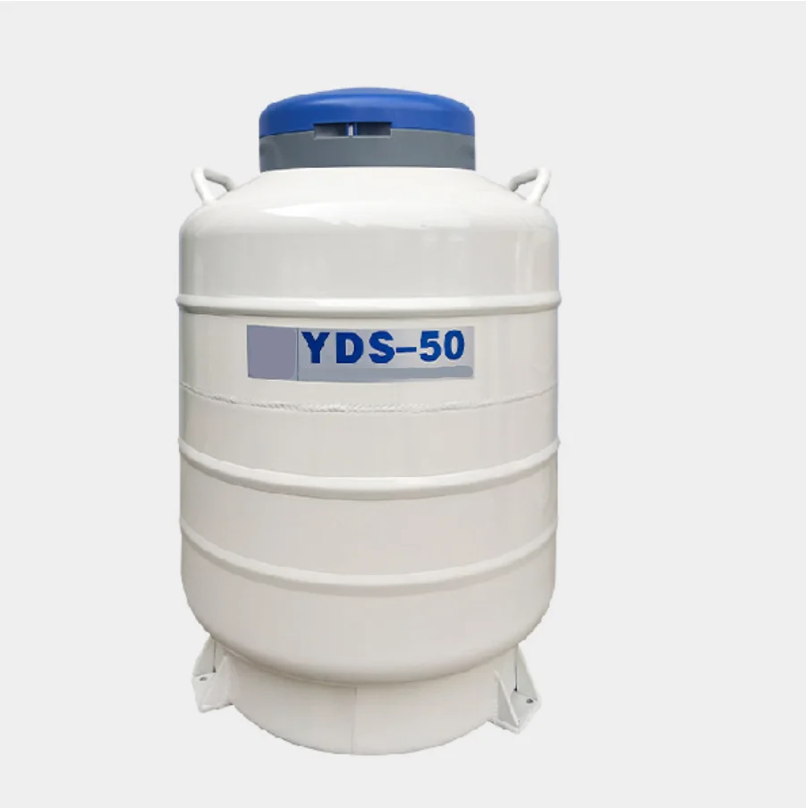 Liquid nitrogen tank 50L chinese supplier hot selling  liquid nitrogen dewar price with ISO certificate