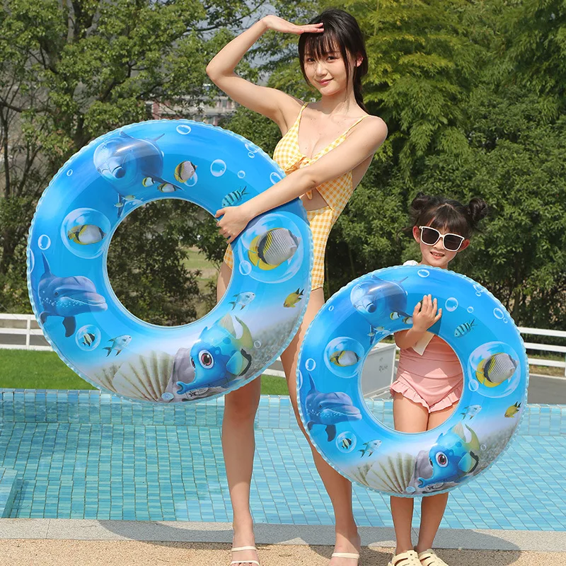 Pool  Accessories furit kiwi PVC Pool Float shinny Inflatable Swimming Ring lifebuoy life ring