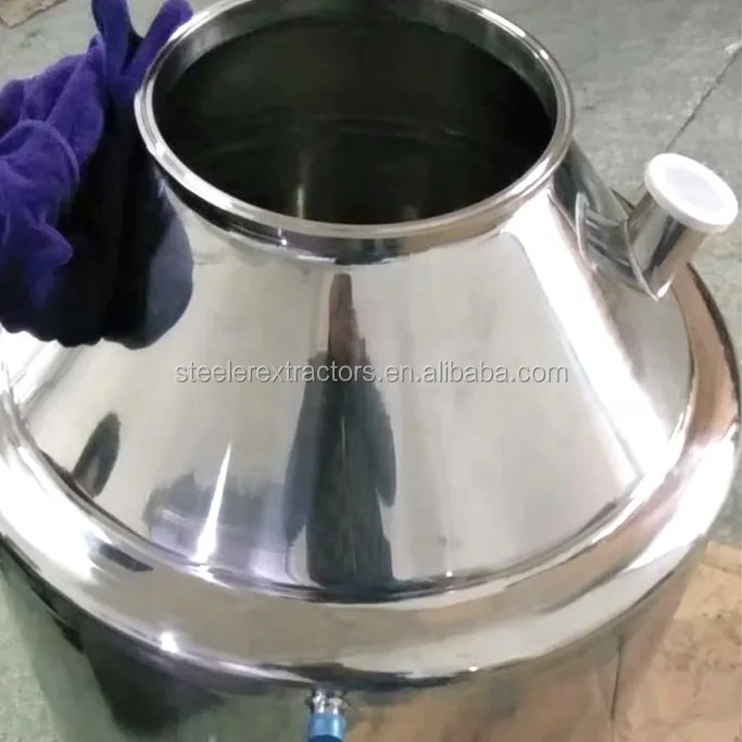 Sanitary SS304 120L 5mm Tank with jacket and NPT Ports