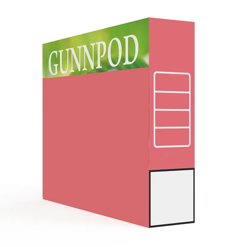 2021 Оптовая цена оригинальный Gunnpod VP логотип различных цветов Gunnpod 2000 подарочная коробка