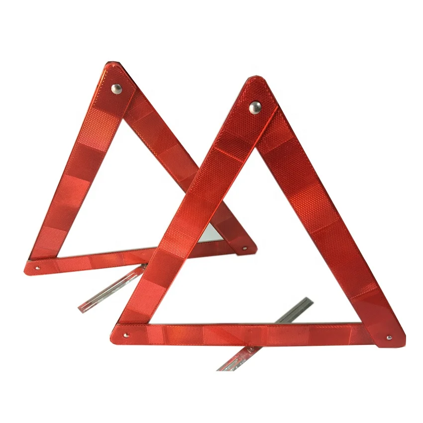 Reflector double warning triangle Emergency tool roadway safety Car triangle
