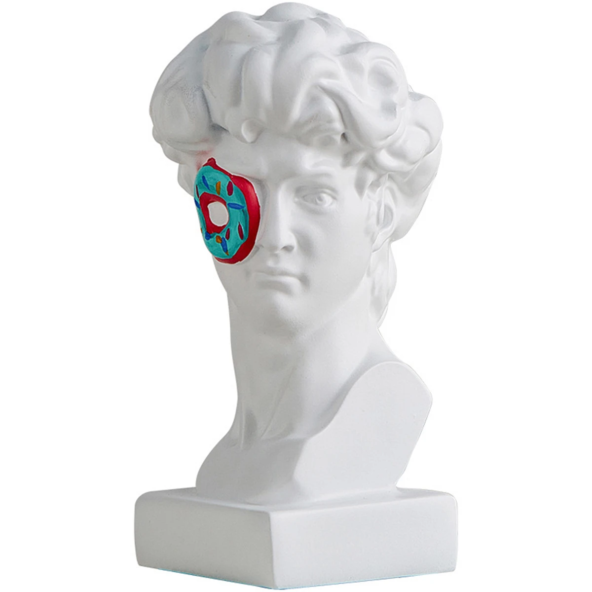 modern greek sculpture donut david resin ornament Figurine For Art & Collectible for home accessory decoration