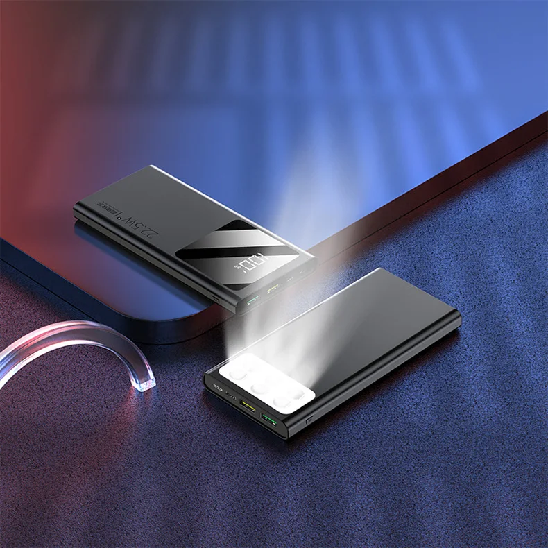 New Style Arrival PD22.5W 20000mah Power Bank, Amazon Hot Ultra Slime Portable Fast Charging 20000mah Power Bank