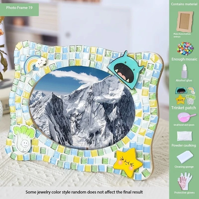 Customized Resin Handicraft Frame Creative Home Decoration Tourist Souvenir Hand-painted Resin Picture Frame