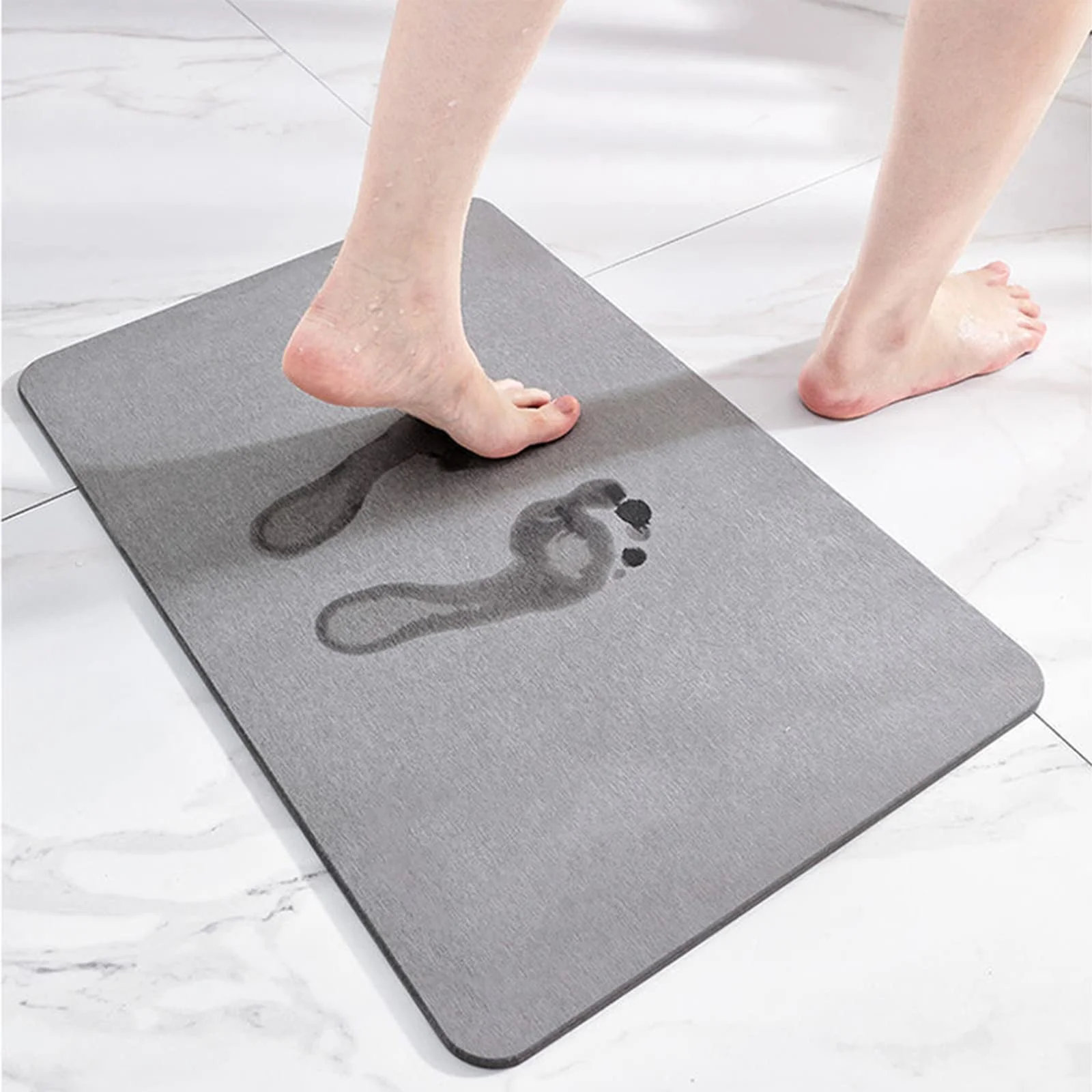 Hot sell non slip fast drying diatomite diatomite stone bath mat for bathroom