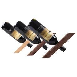 Unique style desktop custom wood wine rack / wine stand