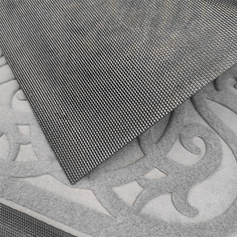 Cheaper outdoor rubber door mat for entrance waterproof polyester indoor outdoor door mat large non-slip mats