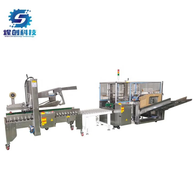 Favorable Price Fully Automatic Carton Box Case Erector Machine