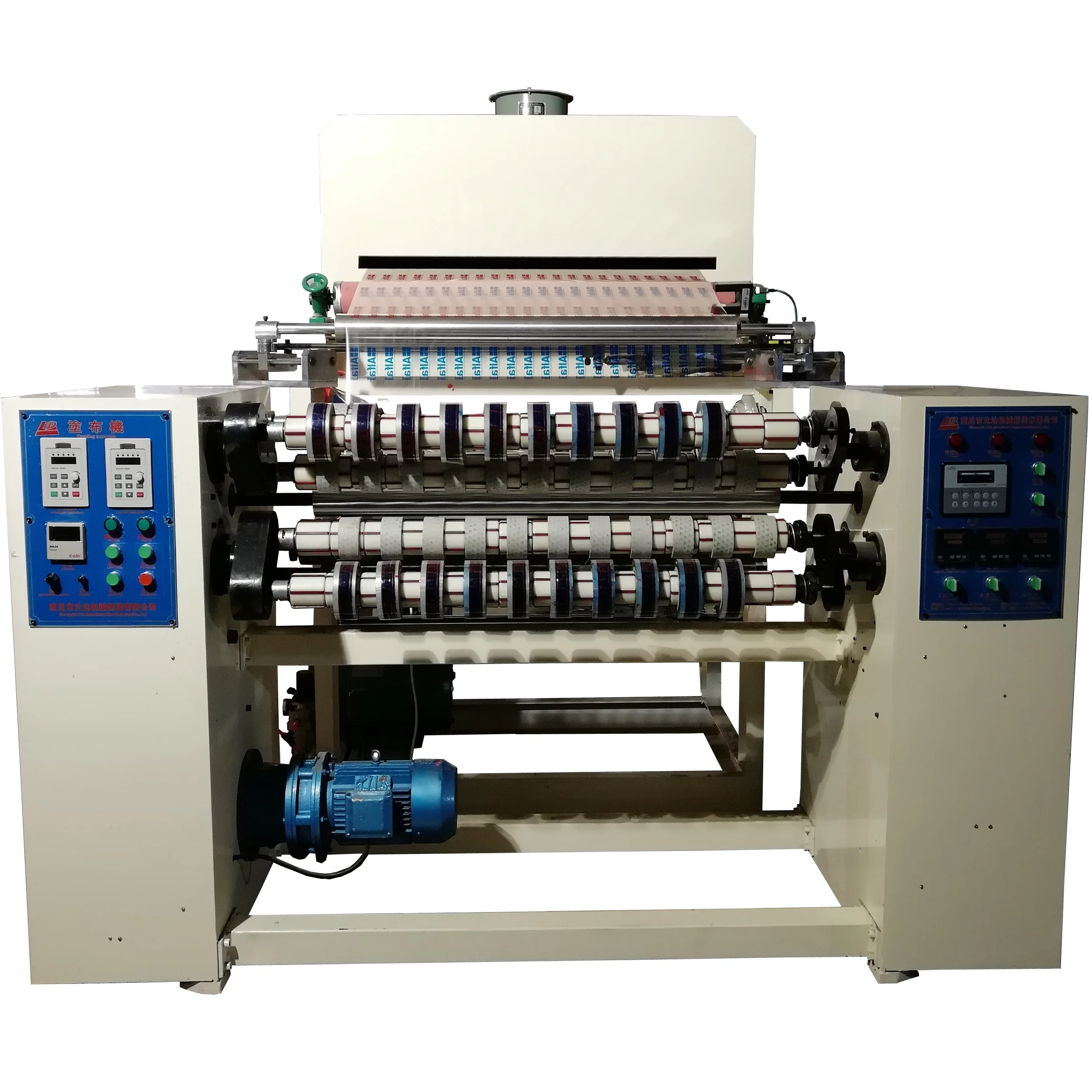 BOPP self adhesive tape roll jumbo production line duct tape printing Cellotape rewinding machine scotch adhesive coating line