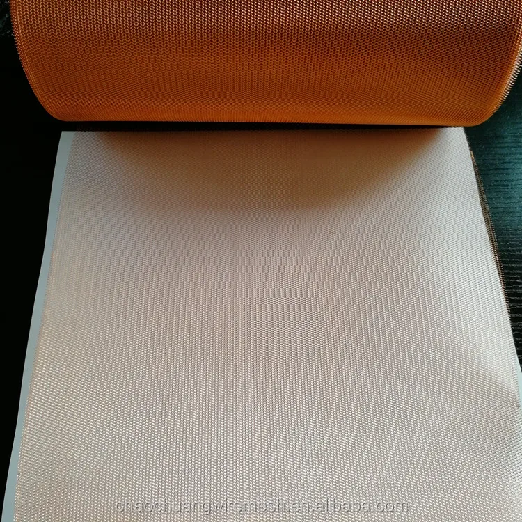 Factory direct sale wholesale custom yellow stainless steel woven copper mesh brass mesh