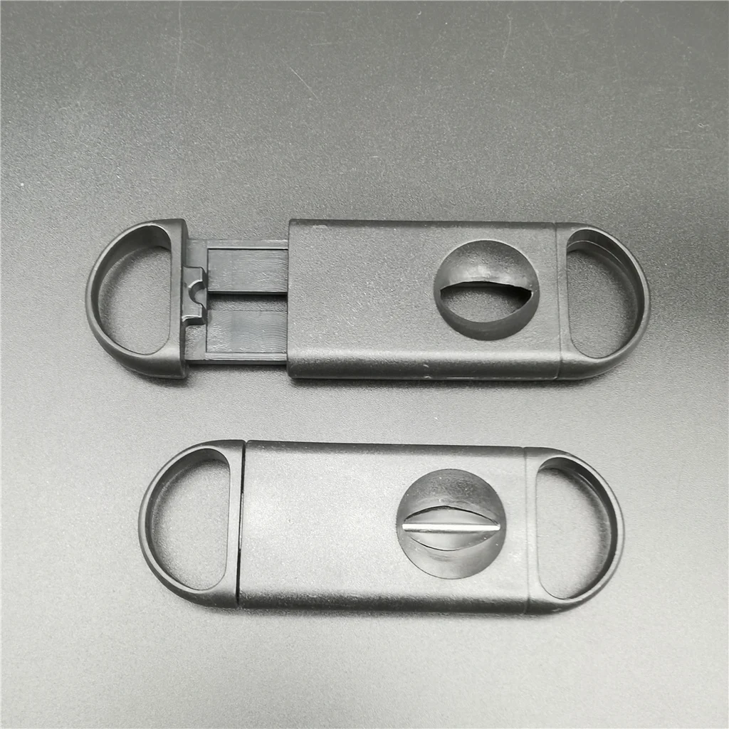 Hot plastic cheap single blade custom logo novelty premium gift metal luxury customized v cut guillotine cigar scissor cutter