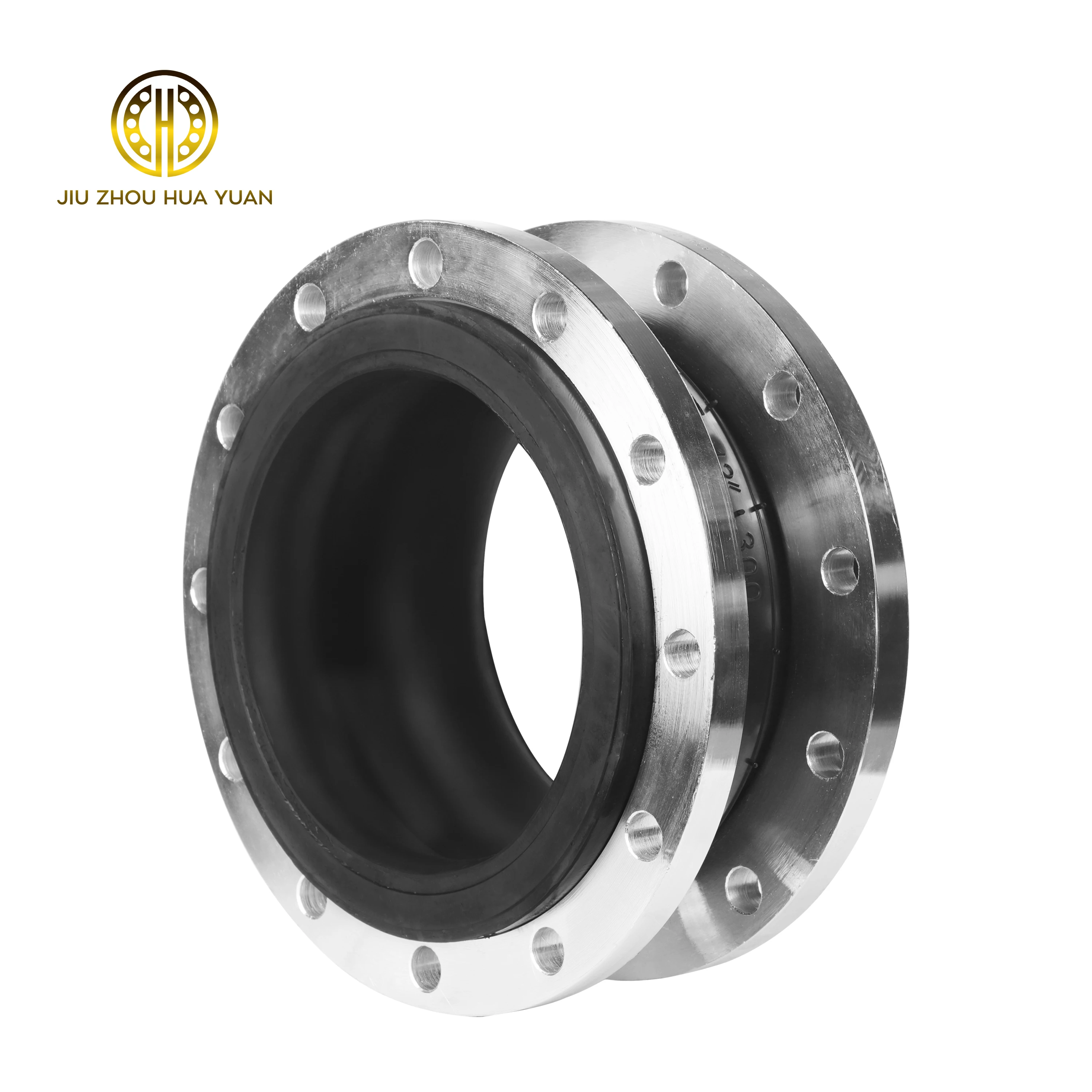 Huayuan Water Pipe Expansion NBR Rubber Joint Manufacture Expansion Flexible Pipe Universal Joint Rubber Bellows Flange Pipe
