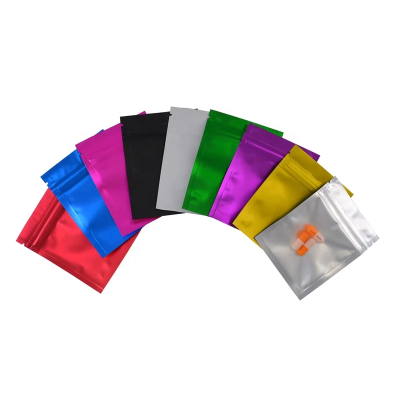 
Clear and Matte Color / Full Glossy Colorful Foil Zip lock Bags Food Pouch Mylar Aluminum Foil Bags,Tea Pouches,Food Storge Bag 