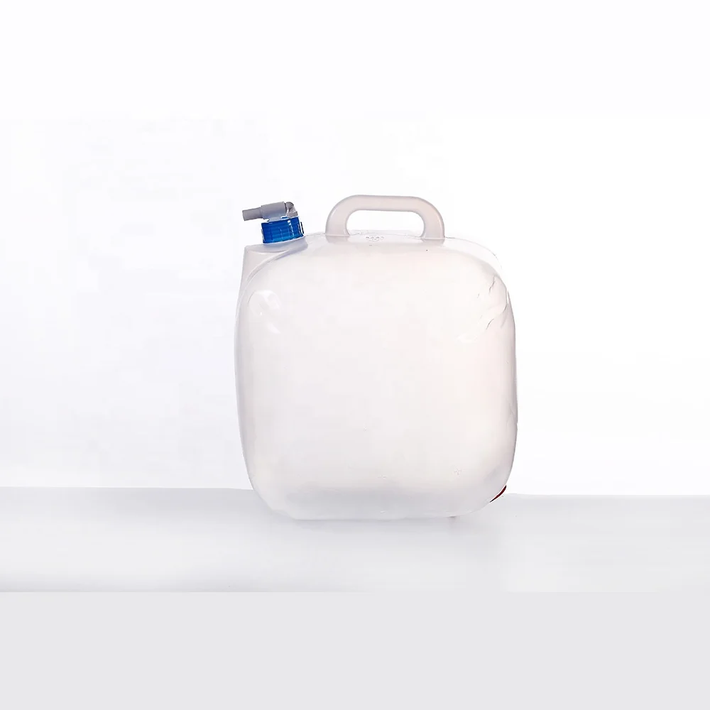 BPA Free Collapsible Water Container with Spigot, Camping Water Storage Carrier Jug for Outdoors Hiking Backpack & Survival Kit