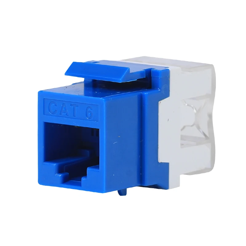 Keystone Jack180 Degree UTP Cat5e Cat6 cat6a Jack RJ45 8P8C